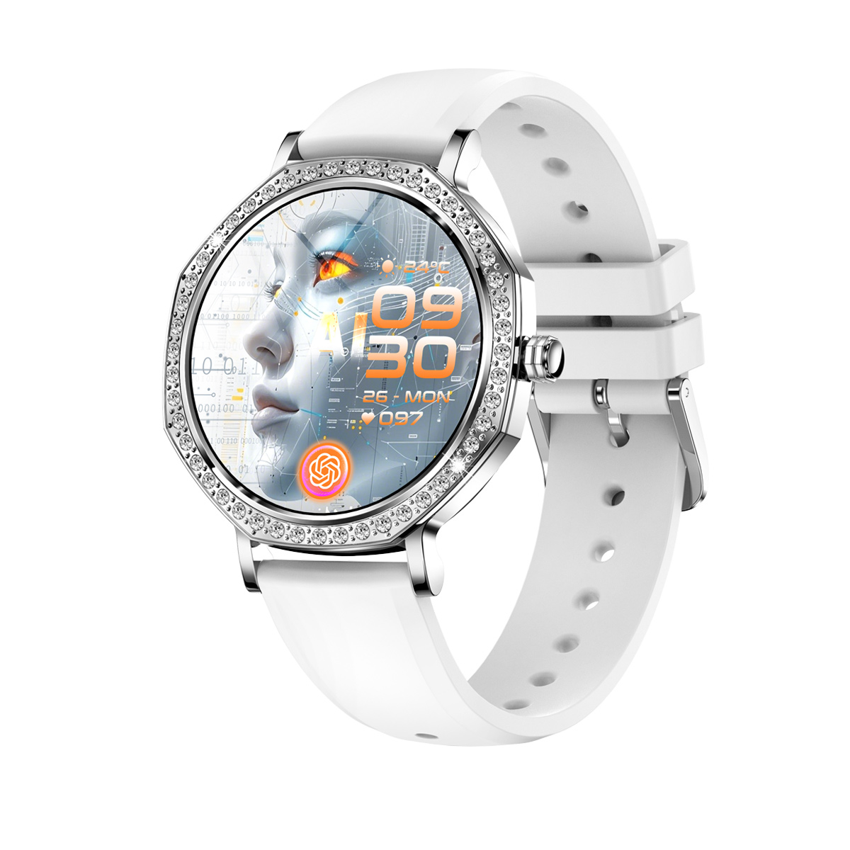 SW19 Women's AI Smart Bluetooth Watch | Ultra-Thin Luxury, Smart Beauty on Wrist